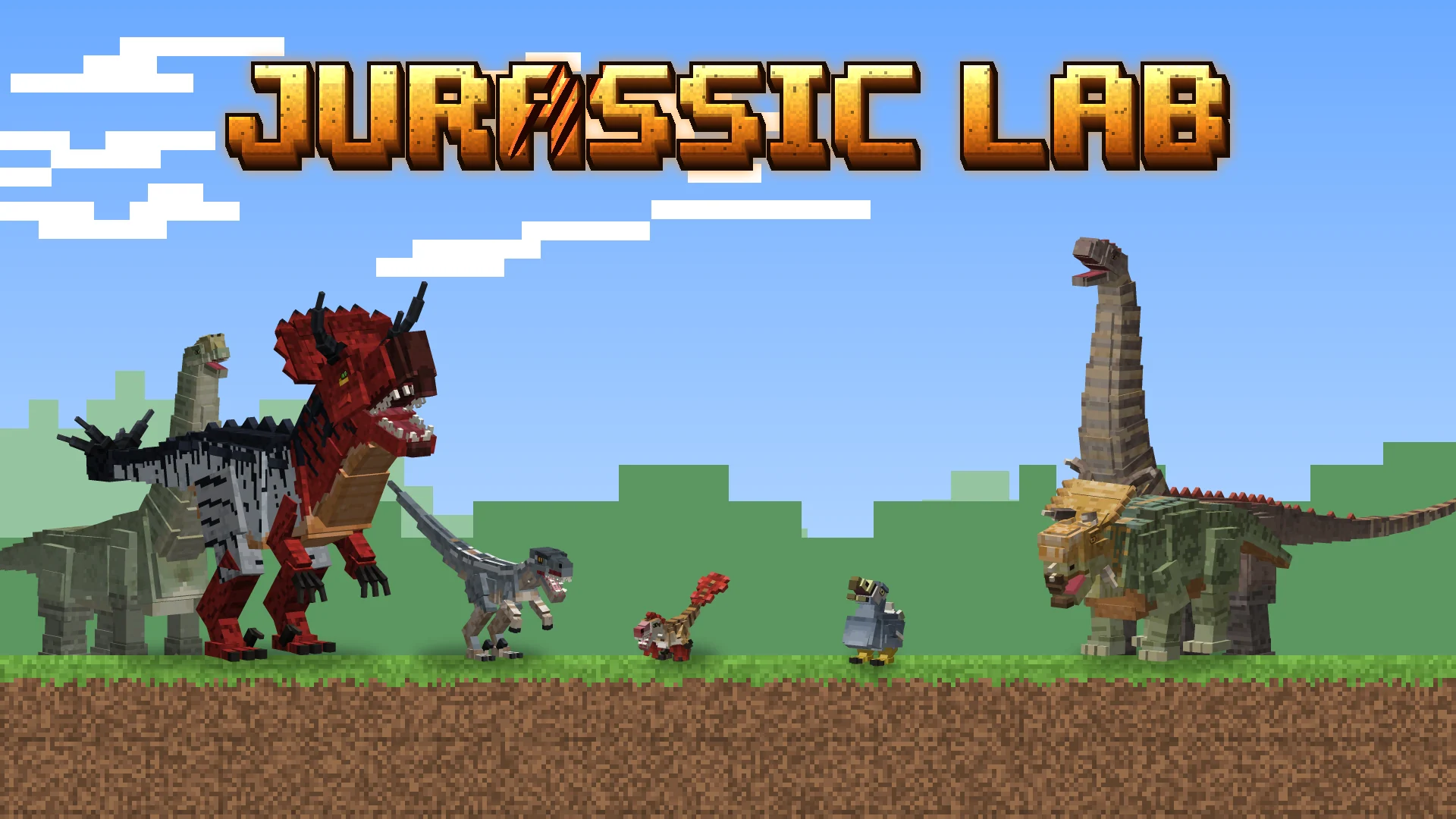 The creatures of Jurassic Lab